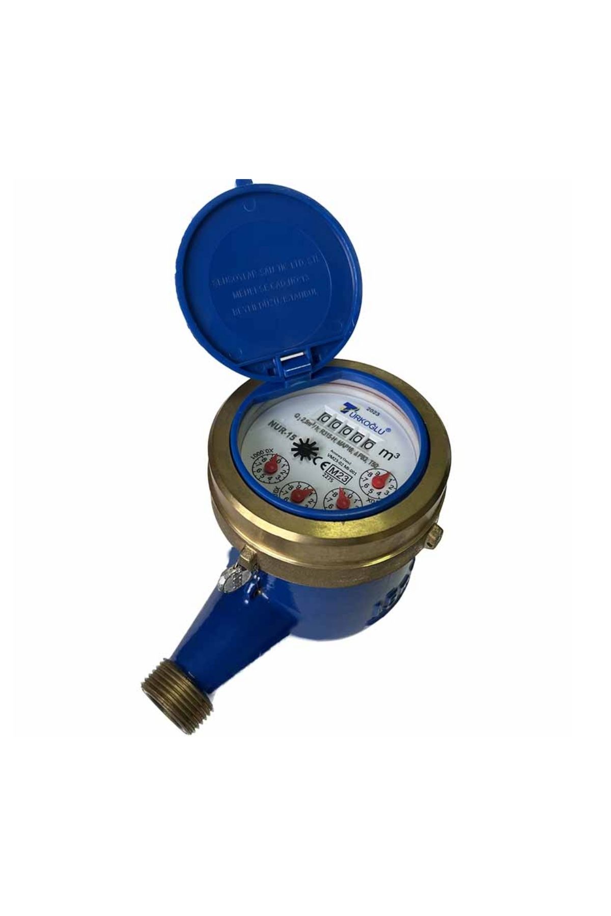 Türkoğlu Volümetrik Pirinç Su Sayacı DN 15 Türkoğlu Volümetrik Pirinç Su Sayacı DN 15